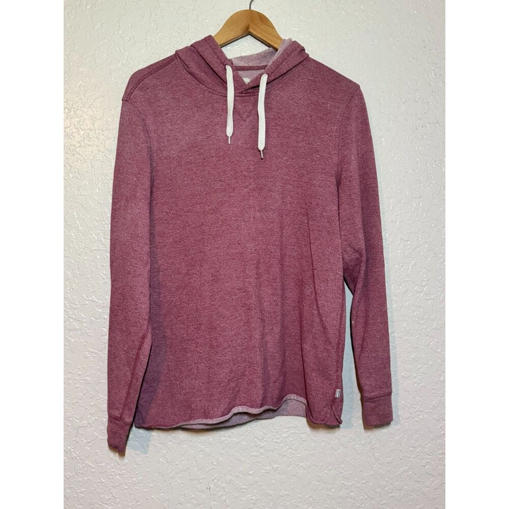 Levi’s Marled Red Hoodie Sweatshirt Cotton Blend Medium Pullover